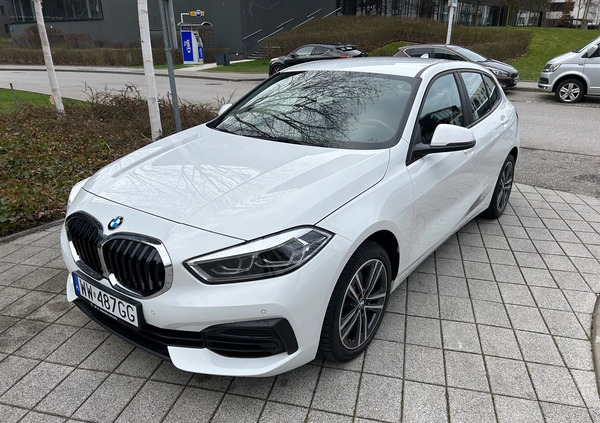 BMW Seria 1 cena 96000 przebieg: 41000, rok produkcji 2020 z Warszawa małe 92